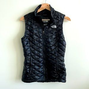 The North Face Black Quilted Vest